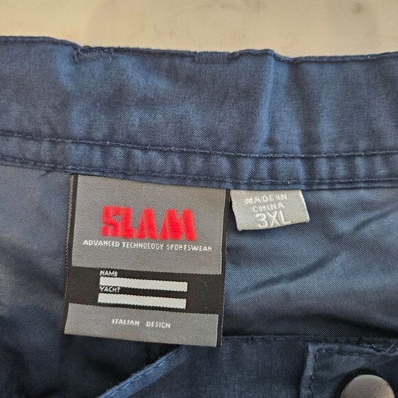 SLAM Advanced Technology Sportswear Active Board Shorts Navy Men's Size 3XL - Picture 6 of 14